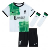 Liverpool Virgil van Dijk #4 Vonkajší Detský futbalový dres 2023-24 Krátky Rukáv (+ trenírky)